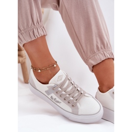 Zapatillas para mujeres en la plataforma Lee Cooper LCW-25-31-3479L blanco 8