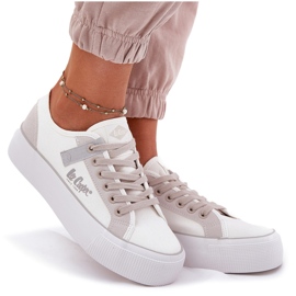 Zapatillas para mujeres en la plataforma Lee Cooper LCW-25-31-3479L blanco 10
