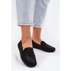 Mocasines de gamuza femenina Big Star RR274948 Negro 6