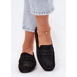 Mocasines de gamuza femenina Big Star RR274948 Negro 7