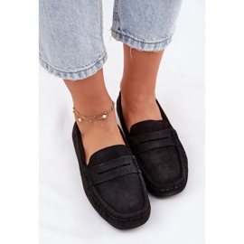 Mocasines de gamuza femenina Big Star RR274948 Negro 9