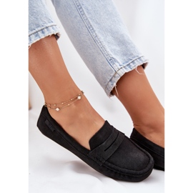Mocasines de gamuza femenina Big Star RR274948 Negro 11