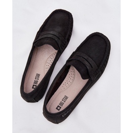 Mocasines de gamuza femenina Big Star RR274948 Negro 12
