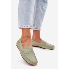 Mocasines de gamuza femenina Big Star RR274945 Verde 1
