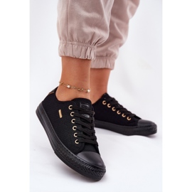 Zapatillas de deporte de material para mujeres Big Star RR274765 Negro 7