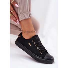 Zapatillas de deporte de material para mujeres Big Star RR274765 Negro 11