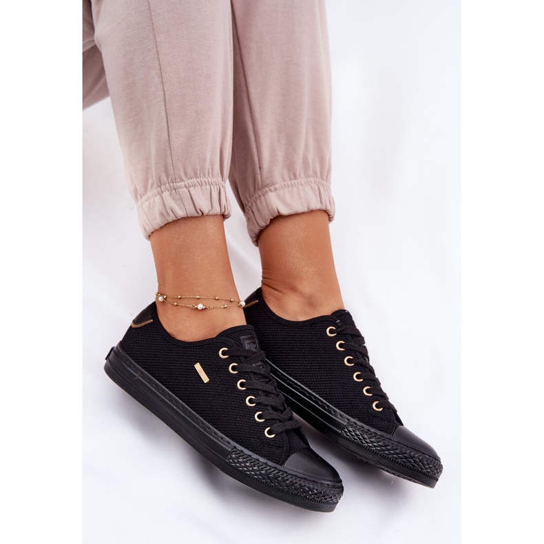 Zapatillas de deporte de material para mujeres Big Star RR274765 Negro 2