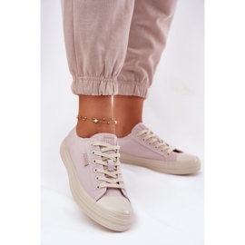 Big Star Women RR274732 Sneakers de color rosa claro rosado 7