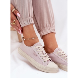 Big Star Women RR274732 Sneakers de color rosa claro rosado 12