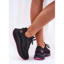 Sports Sneakers en el Big Star RR274523 Hi-Polish Platform Black System negro 11