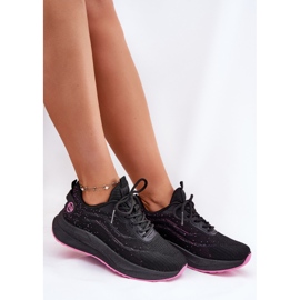 Sports Sneakers en el Big Star RR274523 Hi-Polish Platform Black System negro 13