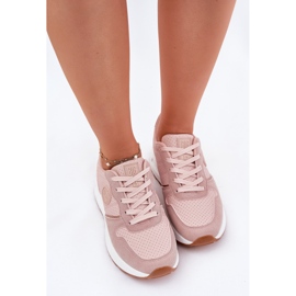 Zapatillas de deporte femeninas en la plataforma Big Star RR2744489 Hi-Polish Pink System rosado 10