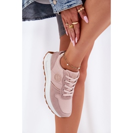 Zapatillas de deporte femeninas en la plataforma Big Star RR2744489 Hi-Polish Pink System rosado 11