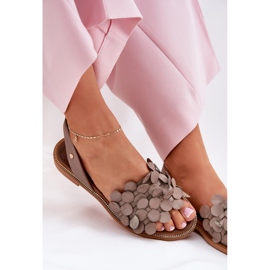 Zazoo LEVE Sandals con una nota Wheelsooe enseña 40425 Darpege beige 6