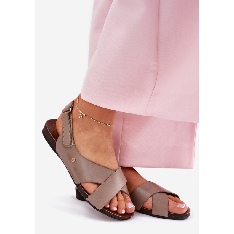 Wevie Sandals Zazoo 40141 Beige oscuro 1