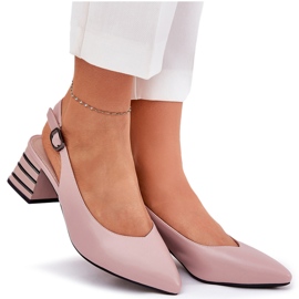 Tacones altos de las mujeres con narices puntiagudas Vinceza 62217 sucio rosa 7