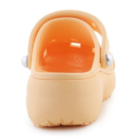 Crocs Classic Platforms Pearl Clog 211231-78z naranja 5