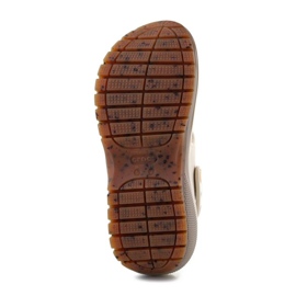 Crocs Classic Mega Crush Clog 207989-214 Flip-Flops beige 6