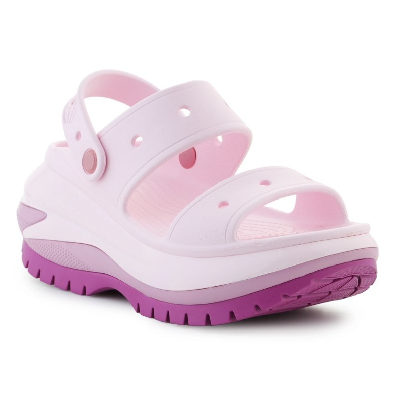 Sandals Crocs Classic Mega Crush Clog 207989-5bx rosado 1 Sandals Crocs Classic Mega Crush Clog 207989-5bx rosado 1