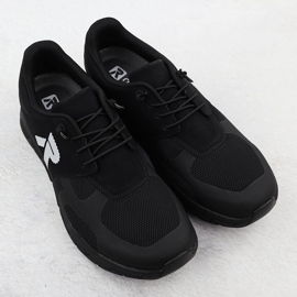 Zapatos deportivos para hombres negros rieker 09100-00 1