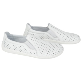 Olivier Femenino descalzo Minimalista Openwork Sliding 1308Pol White blanco 2