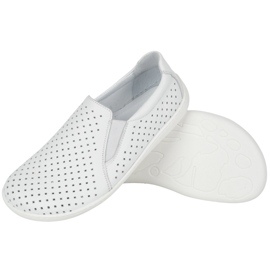 Olivier Femenino descalzo Minimalista Openwork Sliding 1308Pol White blanco 4