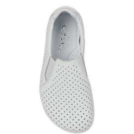 Olivier Femenino descalzo Minimalista Openwork Sliding 1308Pol White blanco 7