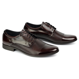 Olivier Elegantes zapatos de cuero 271t2 Cherry rojo 3