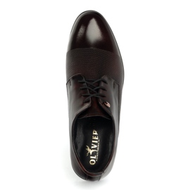 Olivier Elegantes zapatos de cuero 271t2 Cherry rojo 6