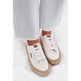 Zapatillas para mujeres con Lee Cooper LCW-25-44-3217 Braid blanco 9