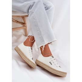 Zapatillas para mujeres con Lee Cooper LCW-25-44-3217 Braid blanco 11