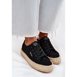 Zapatillas para mujeres con Lee Cooper LCW-25-44-3216 Sneakers negras negro 9