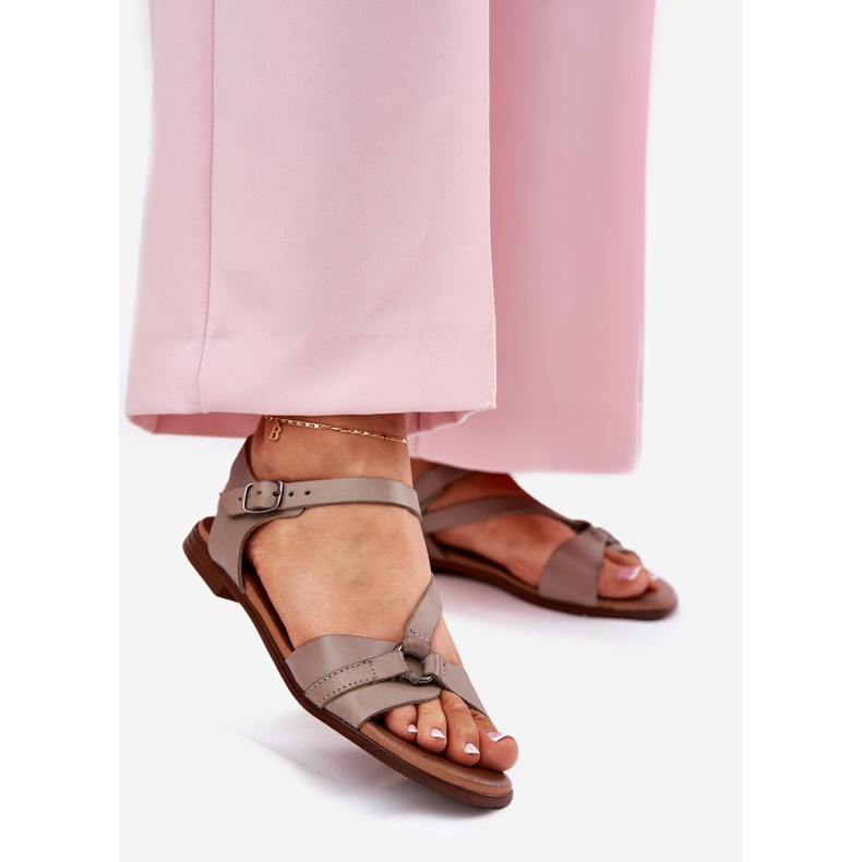 Zazoo 40182 Sandalias de bendición oscura para mujeres beige 1 Zazoo 40182 Sandalias de bendición oscura para mujeres beige 1