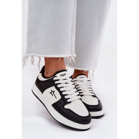 Zapatillas de deporte femenino Big Star RR274A240 Hi-polish White and Black System negro 5