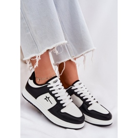 Zapatillas de deporte femenino Big Star RR274A240 Hi-polish White and Black System negro 8