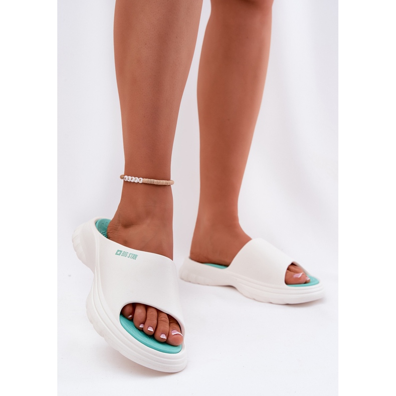 Big Star RR274A586 Aletas de espuma para mujeres blanco 2