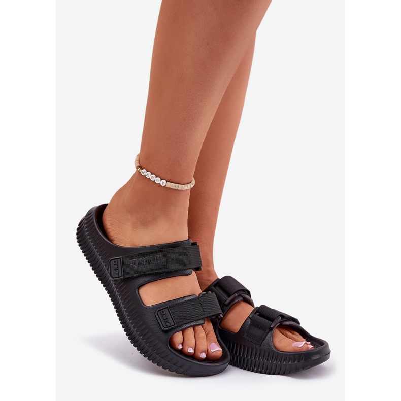 Flip de espuma para mujeres con Big Star RR274A527 Black Velcro negro 1 Flip de espuma para mujeres con Big Star RR274A527 Black Velcro negro 1