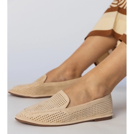 Mocasines abiertos beige de Ekozamszu 2