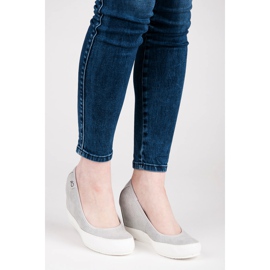 Vices Zapatos de tacón grises con cuña 2