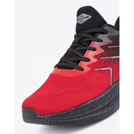 Vico Zapatos deportivos negros y rojos 5