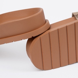 Seastar Flip marrón -flops con decoración 1 Seastar Flip marrón -flops con decoración 1