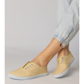 Zapatillas slip-on de tejido gris 2