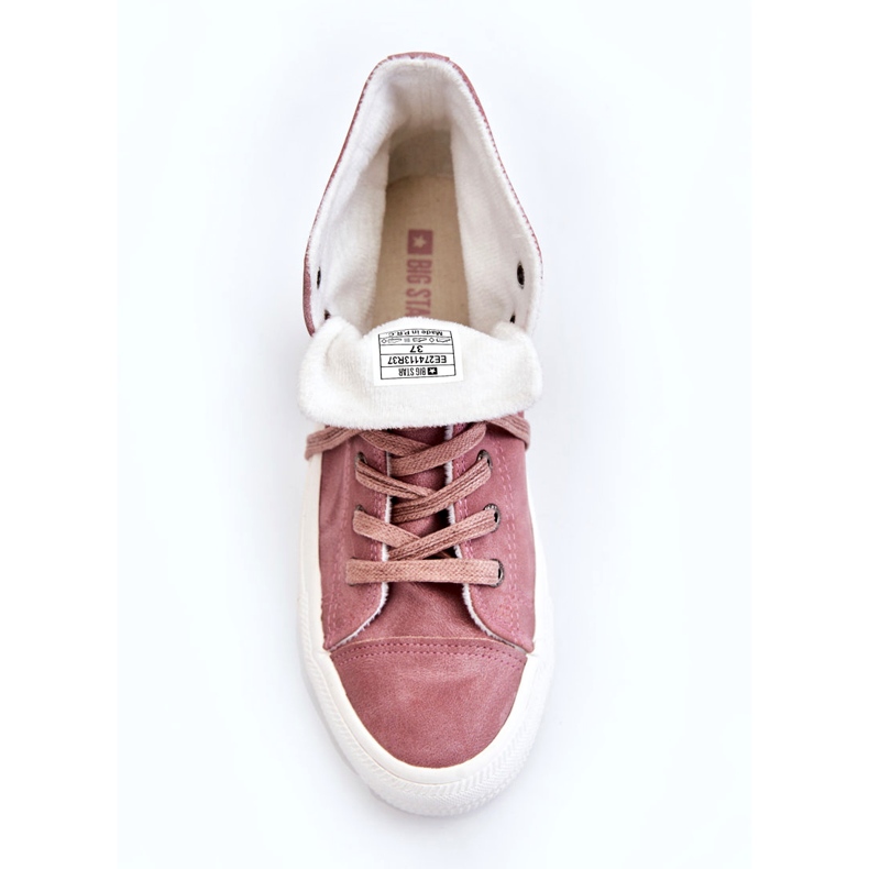 Big Stars Sneakers de femenina High Aislada EE274113 rosado 2