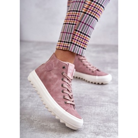 Big Stars Sneakers de femenina High Aislada EE274113 rosado 3 Big Stars Sneakers de femenina High Aislada EE274113 rosado 3