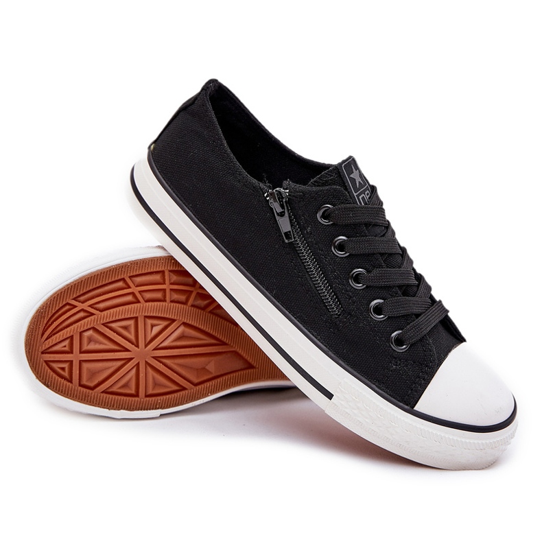 News Lace negro -Up Sneakers de zapatillas 4