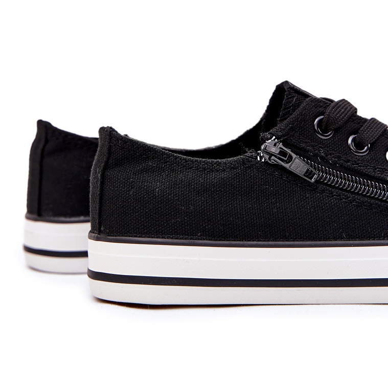 News Lace negro -Up Sneakers de zapatillas 1