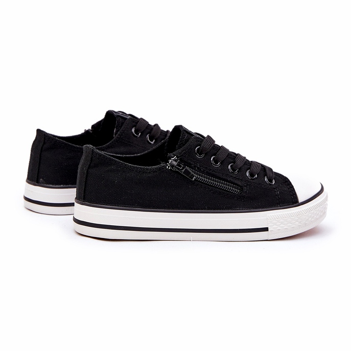 News Lace negro -Up Sneakers de zapatillas 3