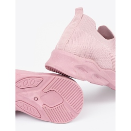 Calcetines rosados ​​zapatos deportivos 1