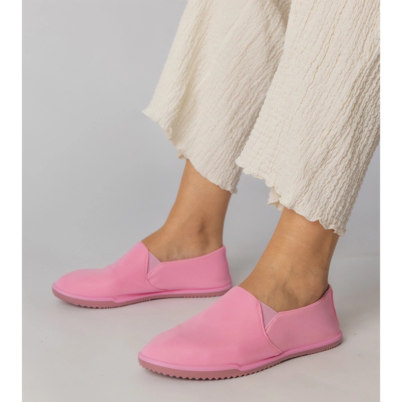 Zapatillas de deslizamiento para mujeres rosa -zapatillas 1