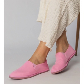 Zapatillas de deslizamiento para mujeres rosa -zapatillas rosado 2